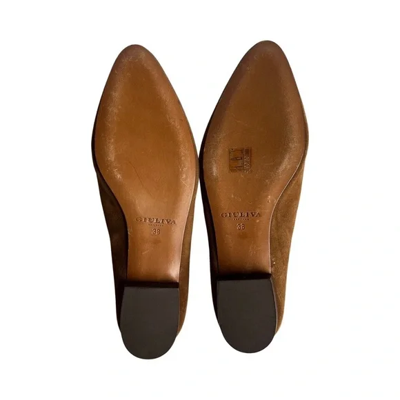 Giuliva Heritage Asilah Mules brown suede size 38